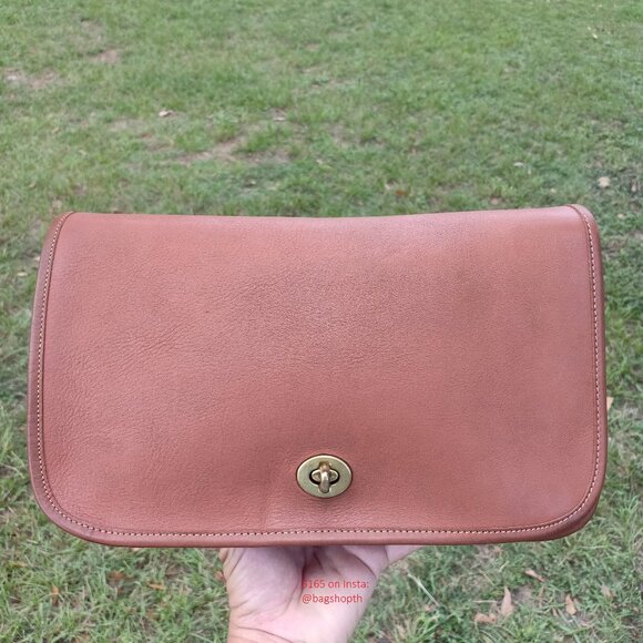 Vintage Coach 9635 Convertible Clutch/ leather bag - Picture 2 of 16